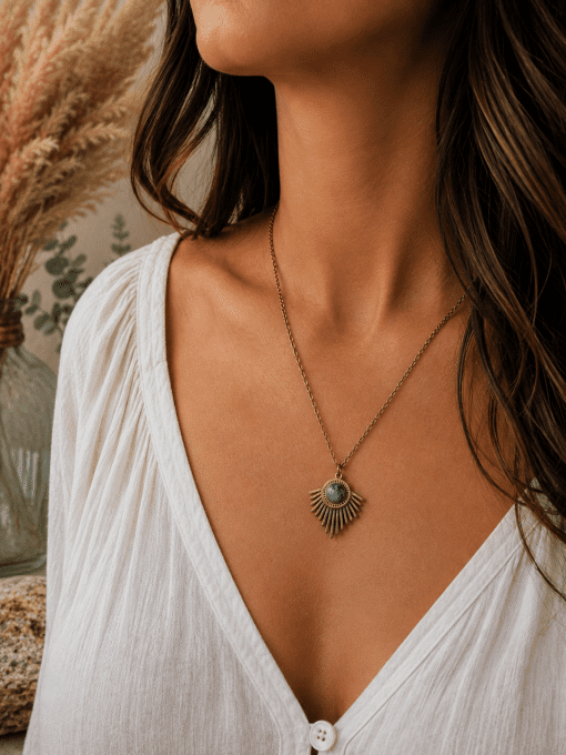 Pendentif Sodalite naturelle