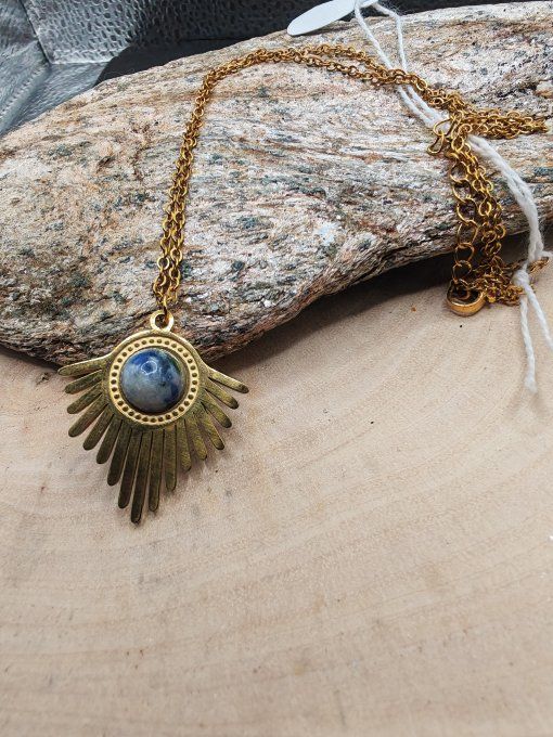 Pendentif Sodalite naturelle